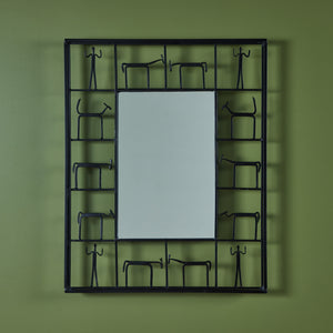 Frederick Weinberg Style Wall Mirror