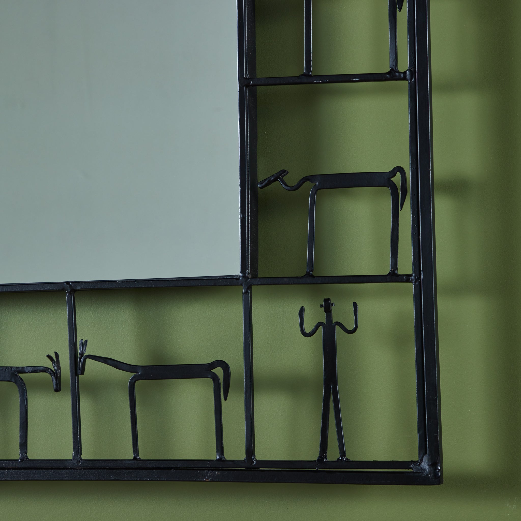 Frederick Weinberg Style Wall Mirror