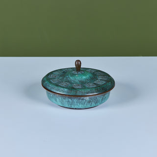 Israeli Lidded Zodiac Bowl