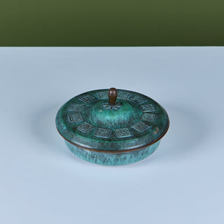 Israeli Lidded Zodiac Bowl