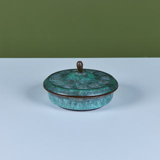 Israeli Lidded Zodiac Bowl