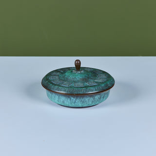 Israeli Lidded Zodiac Bowl