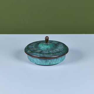 Israeli Lidded Zodiac Bowl