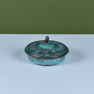 Israeli Lidded Zodiac Bowl