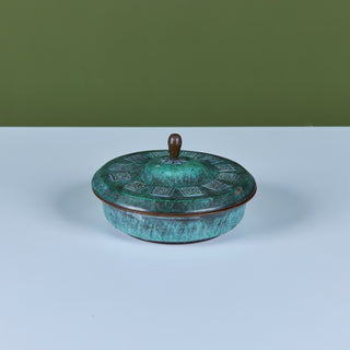 Israeli Lidded Zodiac Bowl
