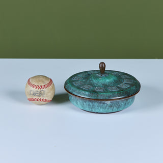 Israeli Lidded Zodiac Bowl