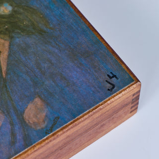 Hand-Painted Wooden Keepsake Box