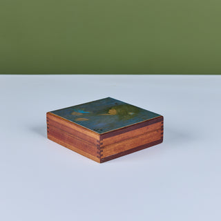 Hand-Painted Wooden Keepsake Box