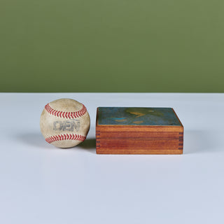 Hand-Painted Wooden Keepsake Box