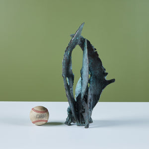 Cast Bronze 'Fins Pacifica' Sculpture by J. Dale M'Hall