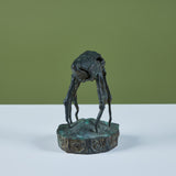 Cast Bronze 'Sand Flea' Sculpture by J. Dale M'Hall