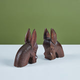 Pair of Donkey Bookends