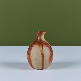Japanese Bizen Ware Ceramic Vase
