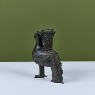 Chinese Zun Rooster Vessel