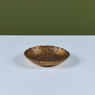 Cast Iron Golden Sunflower Bowl