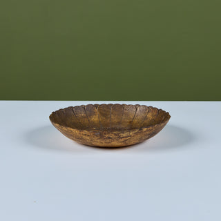 Cast Iron Golden Sunflower Bowl