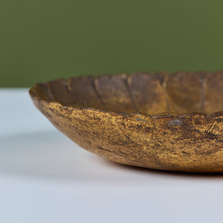 Cast Iron Golden Sunflower Bowl