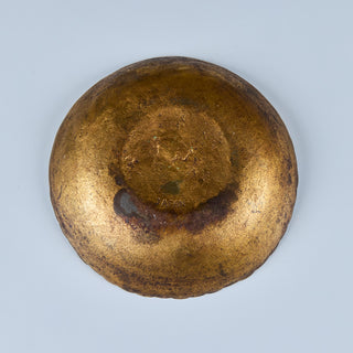 Cast Iron Golden Sunflower Bowl