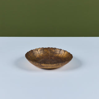 Cast Iron Golden Sunflower Bowl