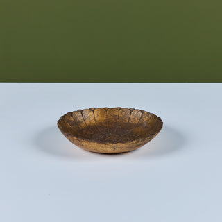 Cast Iron Golden Sunflower Bowl