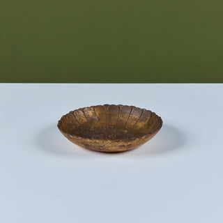 Cast Iron Golden Sunflower Bowl