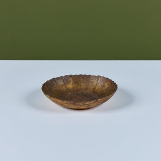 Cast Iron Golden Sunflower Bowl