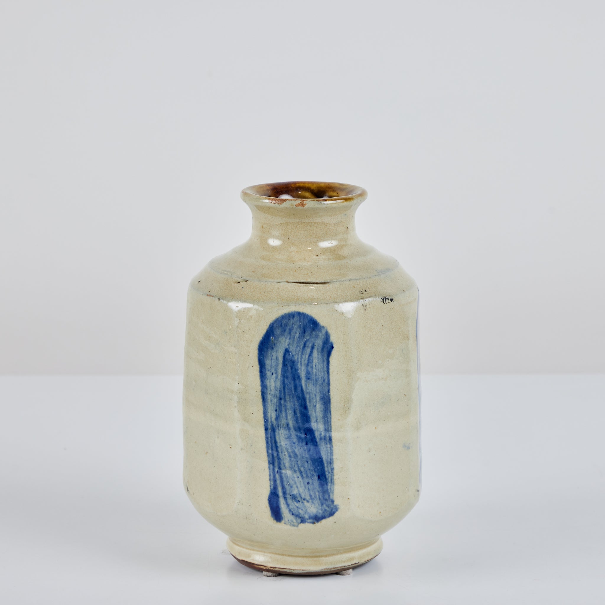Japanese Ceramic Glazed Vase