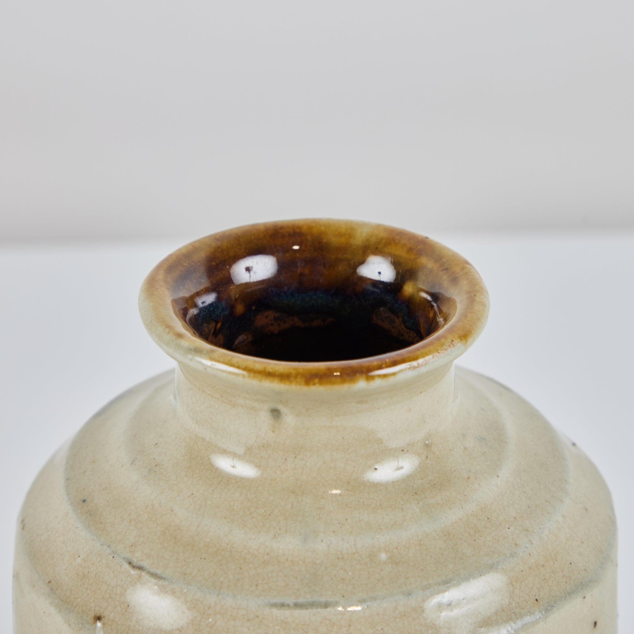 Japanese Ceramic Glazed Vase