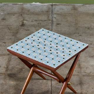 Jens H. Quistgaard Custom Tile Top Side Table for Richard Nissen