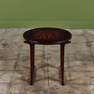 Jens H. Quistgaard Rosewood Side Table with Tile Inlay