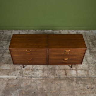 Walnut Dresser by Jens Risom