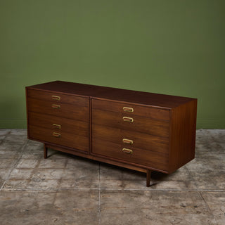 Walnut Dresser by Jens Risom