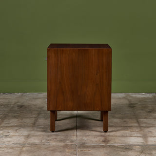 Walnut Locking Cabinet by Jens Risom