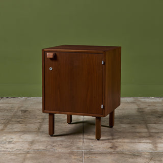 Walnut Locking Cabinet by Jens Risom