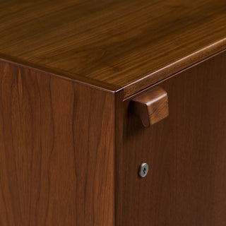 Walnut Locking Cabinet by Jens Risom