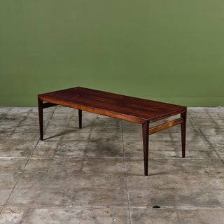 Johannes Andersen Rosewood Hidden Leaf Coffee Table