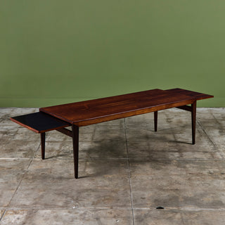 Johannes Andersen Rosewood Hidden Leaf Coffee Table