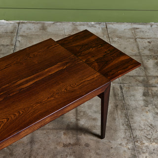 Johannes Andersen Rosewood Hidden Leaf Coffee Table