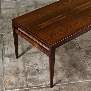 Johannes Andersen Rosewood Hidden Leaf Coffee Table