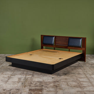 John Keal Cal King Size Headboard for Brown Saltman with Custom Bed Frame