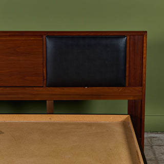 John Keal Cal King Size Headboard for Brown Saltman with Custom Bed Frame