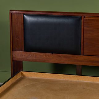 John Keal Cal King Size Headboard for Brown Saltman with Custom Bed Frame