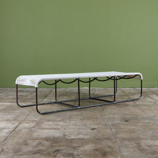 Kipp Stewart Bronze Patio Bench Chair for Terra