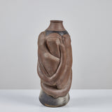Hand Built Large Abstract Stoneware Vessel