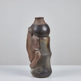 Hand Built Large Abstract Stoneware Vessel