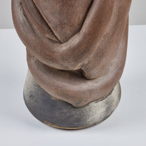 Hand Built Large Abstract Stoneware Vessel