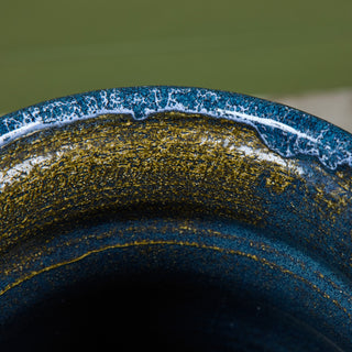 Large Scale Blue Studio Ceramic Vase