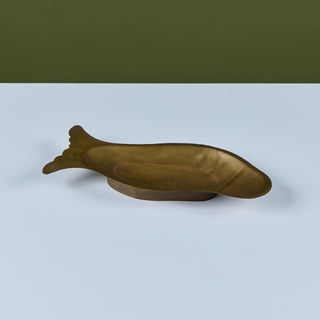 Brass Footed Fish Dish