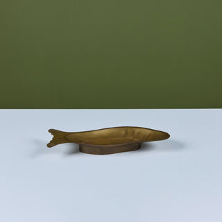 Brass Footed Fish Dish