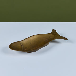 Brass Footed Fish Dish